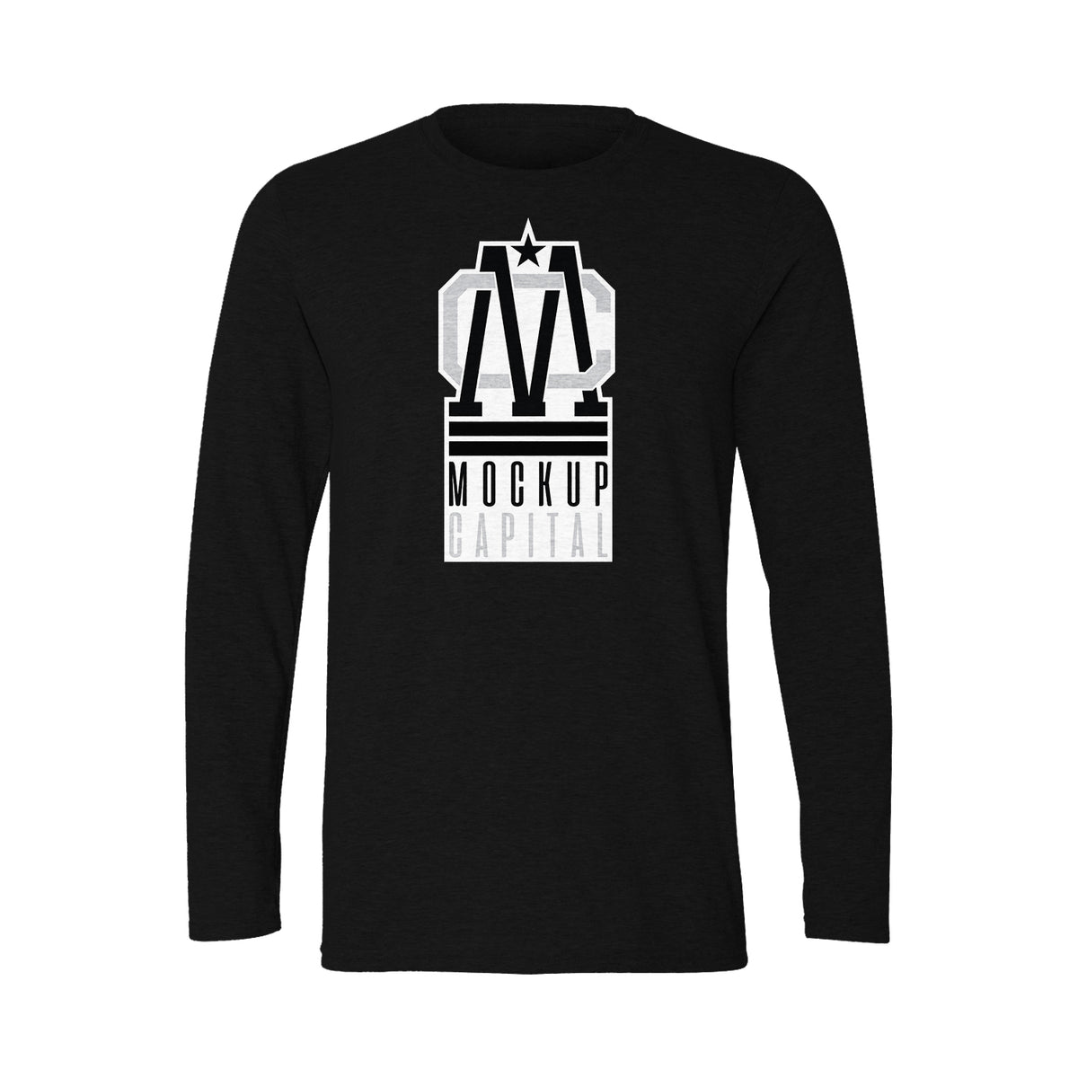 Long Sleeve T-Shirt Mockup