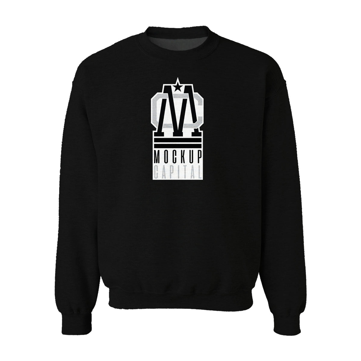 Crew Neck Sweatshirt Mockup (Good)