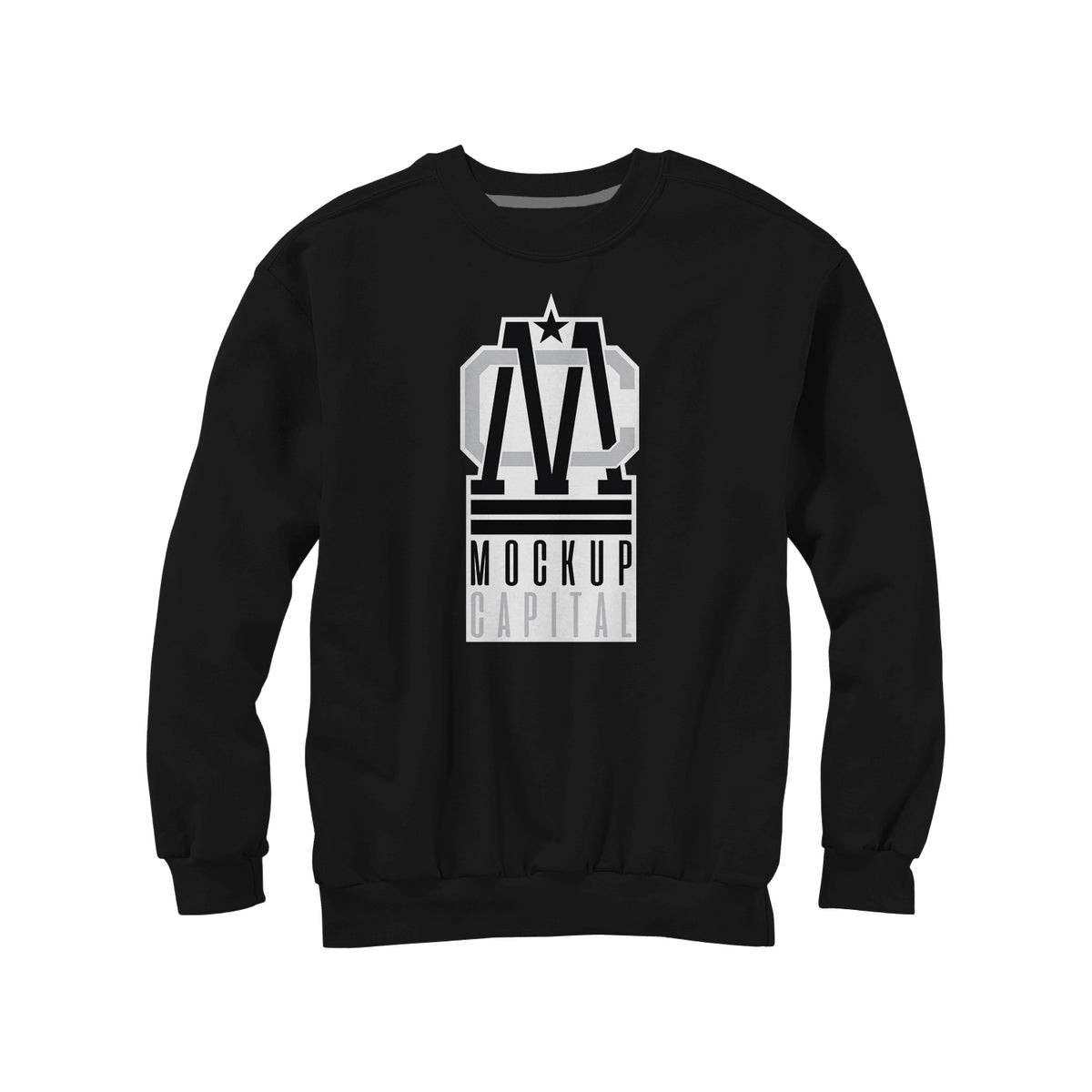 Crew Neck Sweatshirt Mockup (Better)