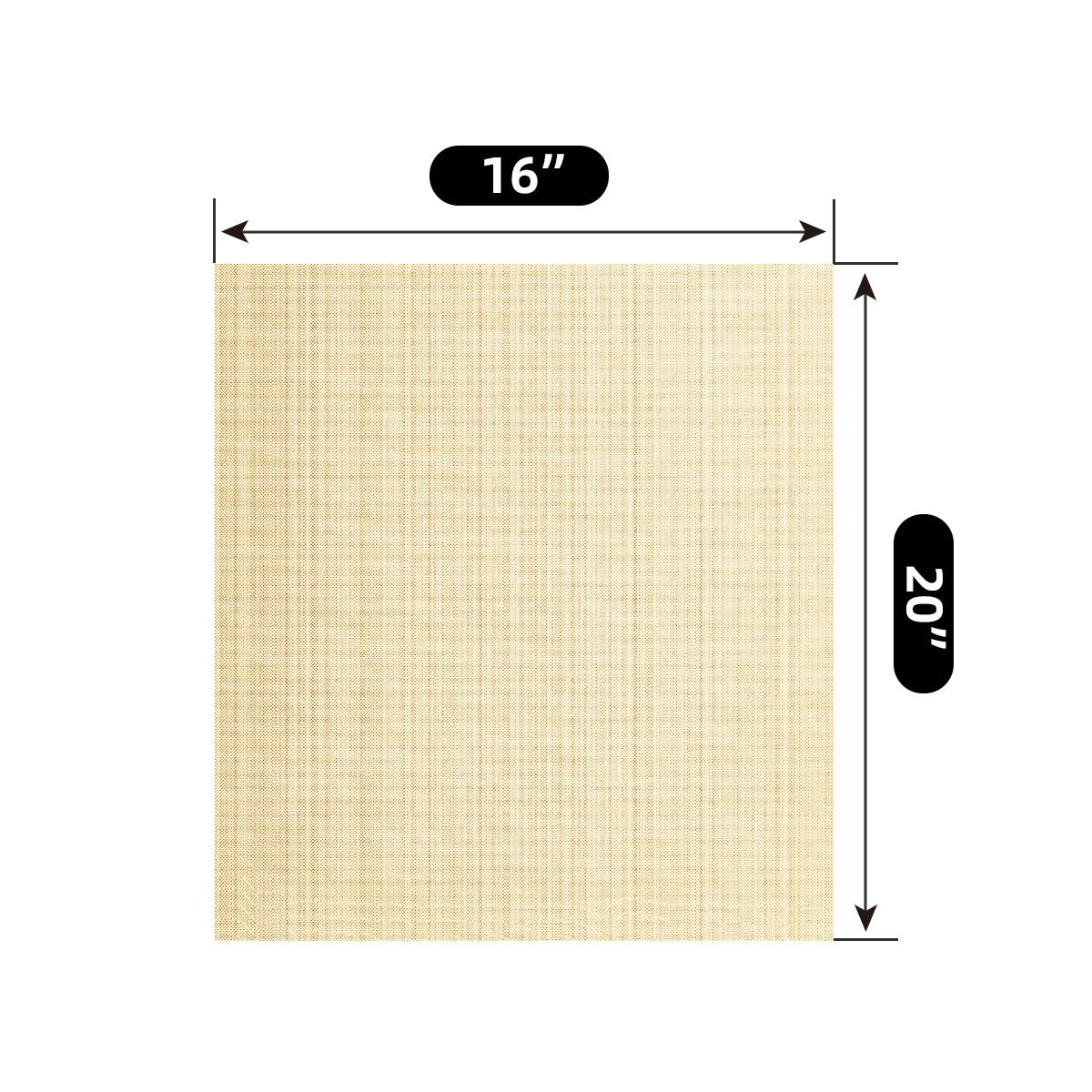 Non-Stick Teflon Sheets (3 Pcs Per box)