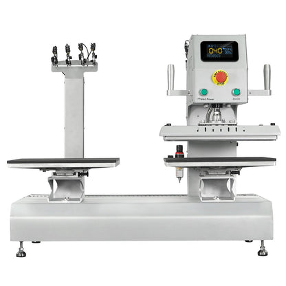 TITAN 16” x 20” Auto / Semi-Auto Dual Station Pneumatic Heat Press with Laser Alignment