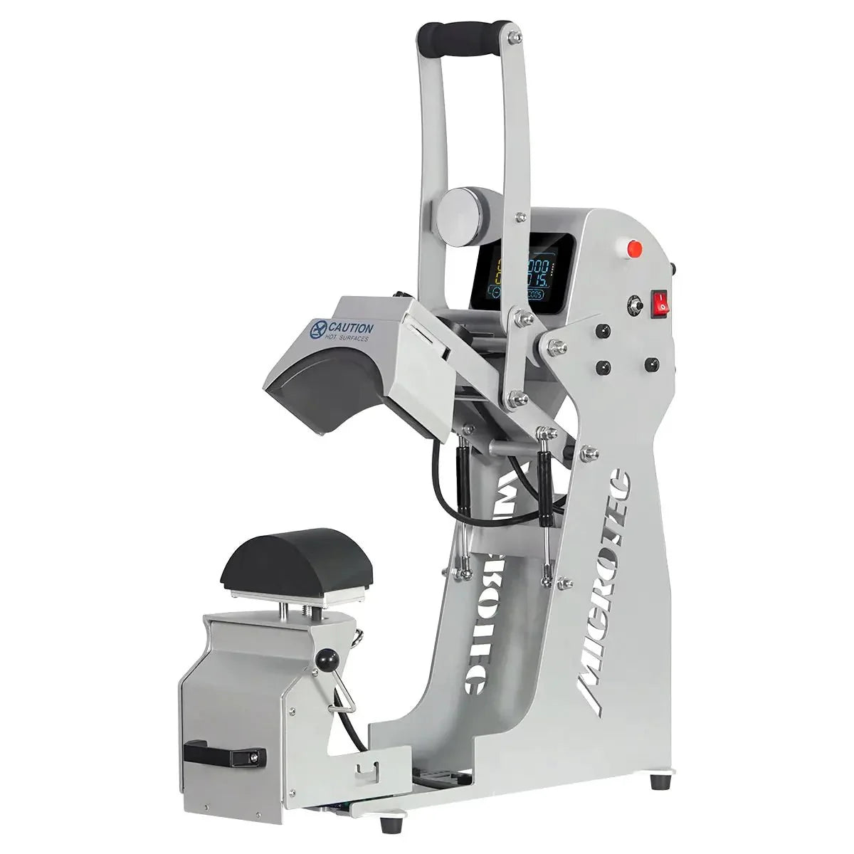 Titan Dual Heat Slide Out Cap Press Includes 4 Interchangeable Silicon Cap Pads