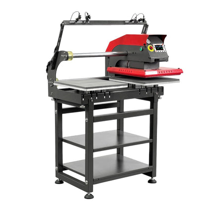 VECTOR 16” x 20” Dual Station Pneumatic Heat Press with Integrated Stand & Laser Alignment