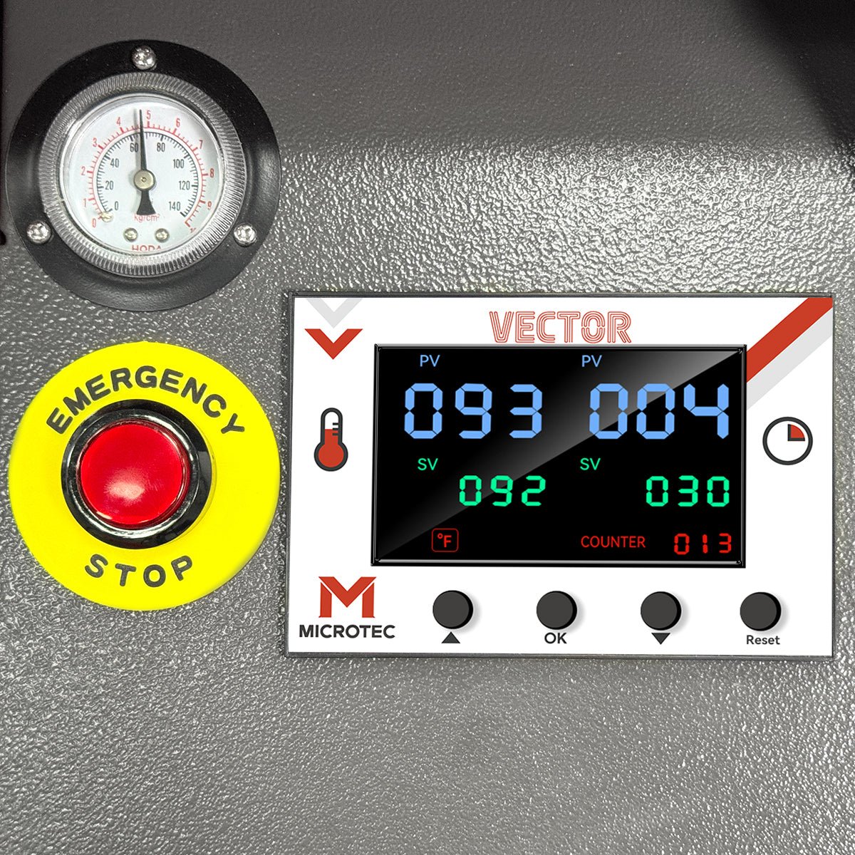 VECTOR 16” x 20” Dual Station Pneumatic Heat Press with Integrated Stand & Laser Alignment